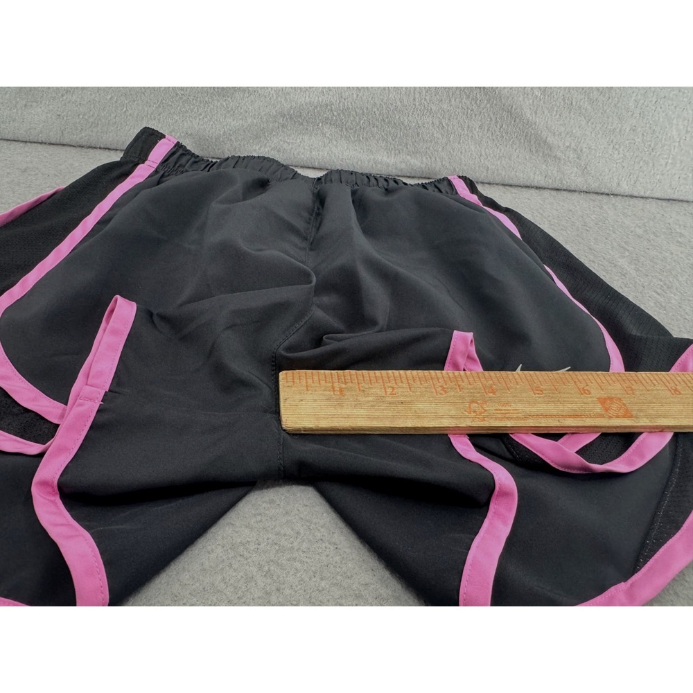 Nike Tempo Running Shorts Womens Size XS Dri-FIT Pink Black Brief-Lined Active - Picture 3 of 13
